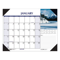 Earthscapes Scenic Desk Pad Calendar, 18.5 X 13, 2021