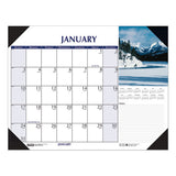Earthscapes Scenic Desk Pad Calendar, 18.5 X 13, 2021