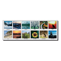Earthscapes Scenic Desk Pad Calendar, 18.5 X 13, 2021