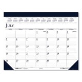 100% Recycled Academic Desk Pad Calendar, 18.5 X 13, 2020-2021