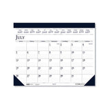 100% Recycled Academic Desk Pad Calendar, 14-month, 22 X 17, 2020-2021