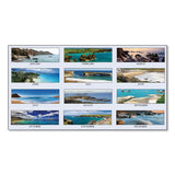 Recycled Coastlines Photographic Monthly Desk Pad Calendar, 18.5 X 13, 2021