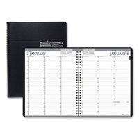 Recycled Professional Academic Weekly Planner, 11 X 8.5, Black, 2020-2021