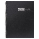 Two-year Monthly Hard Cover Planner, 11 X 8.5, Black, 2021-2022