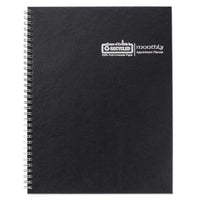 One-year Monthly Hard Cover Planner, 11 X 8.5, Black, 2020-2022