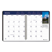 Recycled Earthscapes Full-color Monthly Planner, 11 X 8.5, Black, 2020-2022