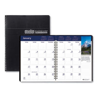 Recycled Earthscapes Full-color Monthly Planner, 11 X 8.5, Black, 2020-2022