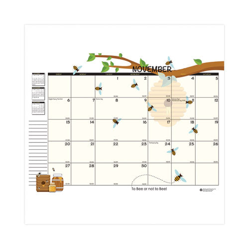 Recycled Academic Honeycomb Planner, Honeycomb Artwork, 10 X 7, Multicolor Cover, 12-month (aug To July): 2023