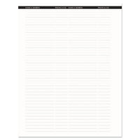 Recycled Professional Weekly Planner, 15-min Appointments, 11 X 8.5, Black, 2021