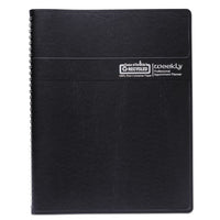 Recycled Professional Weekly Planner, 15-min Appointments, 11 X 8.5, Black, 2021