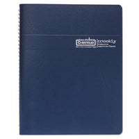 Recycled Professional Weekly Planner, 15-min Appointments, 11 X 8.5, Blue, 2021