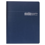 Recycled Professional Weekly Planner, 15-min Appointments, 11 X 8.5, Blue, 2021