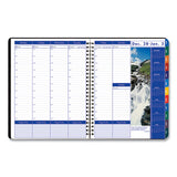 Recycled Earthscapes Weekly-monthly Planner, 11 X 8.5, Black, 2021