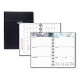 Recycled Academic Weekly-monthly Appointment Book-planner, 8 X 5, Black, 2020-2021