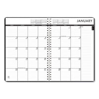 Recycled 24-7 Daily Appointment Book-monthly Planner, 10 X 7, Black, 2021