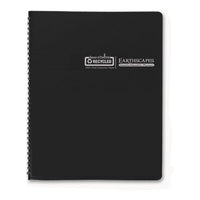 Recycled Gardens Of The World Weekly-monthly Planner, 10 X 7, Black, 2021