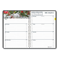 Recycled Gardens Of The World Weekly-monthly Planner, 10 X 7, Black, 2021