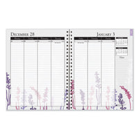 100% Recycled Wild Flower Monthly Weekly Planner, 9 X 7, Wild Flowers, 2021