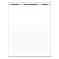 100% Recycled Wild Flower Monthly Weekly Planner, 9 X 7, Wild Flowers, 2021