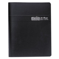 Recycled Express Track Weekly-monthly Appointment Book, 11 X 8.5, Black, 2021-2022