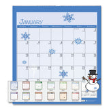 100% Recycled Seasonal Wall Calendar, 12 X 12, 2021