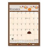 100% Recycled Seasonal Wall Calendar, 12 X 16.5, 2021