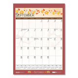 100% Recycled Seasonal Wall Calendar, 12 X 16.5, 2021