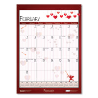 100% Recycled Seasonal Wall Calendar, 12 X 16.5, 2021