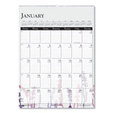 100% Recycled Wild Flower Wall Calendar, 15 X 12, Wild Flowers, 2021