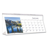 Recycled Scenic Photos Desk Tent Monthly Calendar, 8.5 X 4.5, 2021