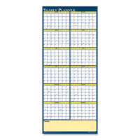 Recycled Reversible Yearly Wall Planner, 60 X 26, 2021