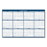 100% Recycled Yearly Reversible Wall Calendar Non-laminated, 24 X 37, 2021