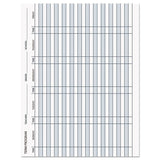 Teacher's Planner, Embossed Simulated Leather Cover, 11 X 8-1-2, Blue