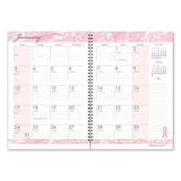 Recycled Breast Cancer Awareness Monthly Planner-journal, 10 X 7, Pink, 2021