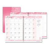 Recycled Breast Cancer Awareness Monthly Planner-journal, 10 X 7, Pink, 2021