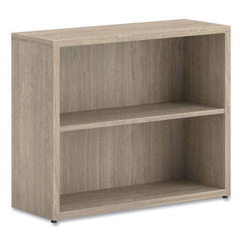 10500 Series Laminate Bookcase, Two Shelves, 36" X 13" X 29.5", Kingswood Walnut