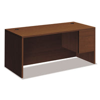 10500 Series "l" Workstation Right Pedestal Desk With 3-4 Height Pedestal, 66" X 30" X 29.5", Pinnacle