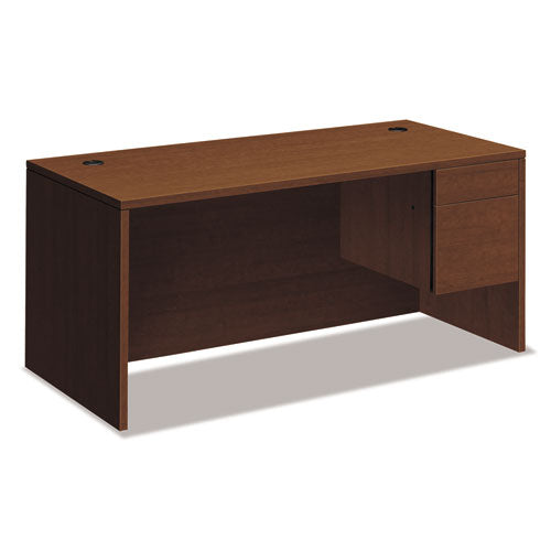 10500 Series "l" Workstation Right Pedestal Desk With 3-4 Height Pedestal, 66" X 30" X 29.5", Pinnacle