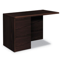 10700 Series Full Left Pedestal Return, 48w X 24d X 29 1-2h, Mahogany