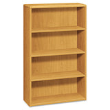 10700 Series Wood Bookcase, Four Shelf, 36w X 13 1-8d X 57 1-8h, Harvest