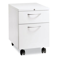Flagship Mobile Pedestal, Left/right, 2 Drawer: Box/file, Letter, Designer White, 15 X 22.88 X 22