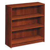 1870 Series Bookcase, Four Shelf, 36w X 11 1-2d X 48 3-4h, Cognac