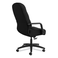 Pillow-soft 2090 Series Executive High-back Swivel-tilt Chair, Supports Up To 300 Lbs., Black Seat-black Back, Black Base