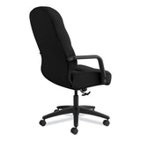 Pillow-soft 2090 Series Executive High-back Swivel-tilt Chair, Supports Up To 300 Lbs., Black Seat-black Back, Black Base