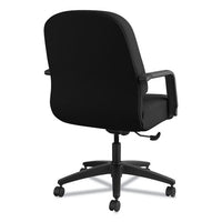 Pillow-soft 2090 Series Managerial Mid-back Swivel-tilt Chair, Supports Up To 300 Lbs., Black Seat-black Back, Black Base