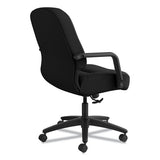 Pillow-soft 2090 Series Managerial Mid-back Swivel-tilt Chair, Supports Up To 300 Lbs., Black Seat-black Back, Black Base