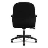 Pillow-soft 2090 Series Managerial Mid-back Swivel-tilt Chair, Supports Up To 300 Lbs., Black Seat-black Back, Black Base