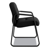 Pillow-soft 2090 Series Guest Arm Chair, 23.25" X 28" X 36", Black Seat-black Back, Black Base