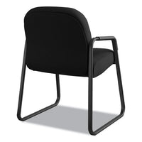 Pillow-soft 2090 Series Guest Arm Chair, 23.25" X 28" X 36", Black Seat-black Back, Black Base