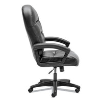 Pillow-soft 2090 Series Executive High-back Swivel-tilt Chair, Supports Up To 250 Lbs., Black Seat-black Back, Black Base